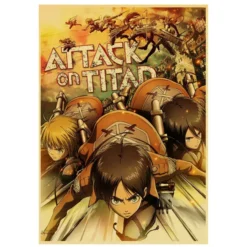 Poster Attaque Des Titans Saison 1 - Visuel 2 - District SNK