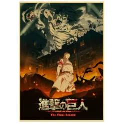 Poster Attaque Des Titans Saison Finale - District SNK