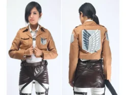 Veste Du Bataillon D'exploration - Synthétique - District SNK 13 Veste Du Bataillon D'exploration - Synthétique - District SNK -Titan Cosplay Soldes Magasin cosplay mikasa